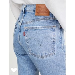 Levi 501 skinny slouchy button fly jeans
